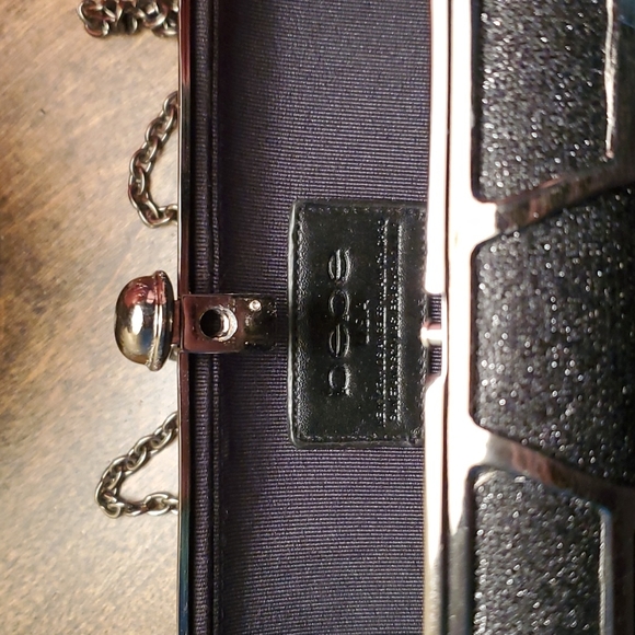 Bebe black metal geometric clutch - Picture 9 of 9